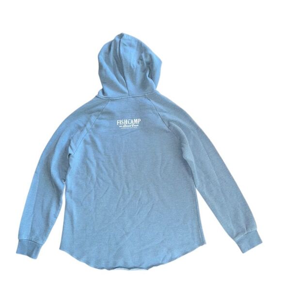 Fishcamp On Broad Creek Hilton Head Island Hooded Pull Over Sweater Size Small - Picture 5 of 8